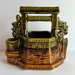 Vintage McCoy Pottery Wishing Well Planter